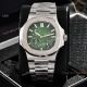 Patek Philippe Nautilus Power Reserve Watches Red Dial Stainless Steel (6)_th.jpg